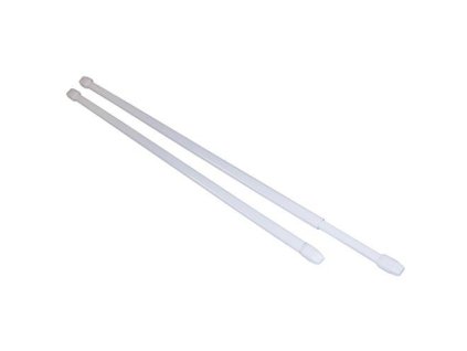 tyč vitrážová teleskop.100-180cm kov.BÍ (2ks) 35 21038
