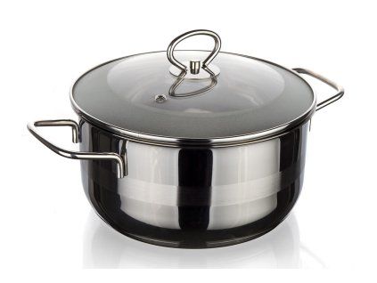 hrnec 26cm se skl.poklicí 6,5l nerez MATTE NEW LINE indukce