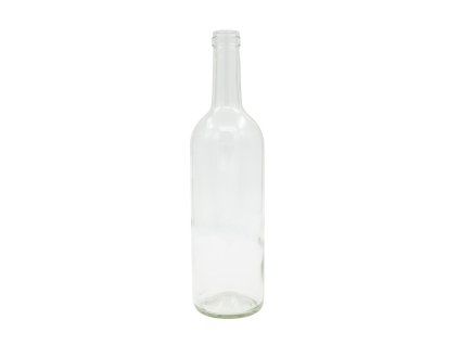 láhev na víno 750ml skleněná BÍ
