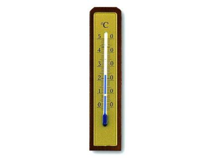 teploměr pokojový 13cm dřev.+ kov.12.1009