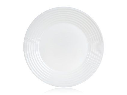 talíř mělký skleněný HARENA 25cm BÍ