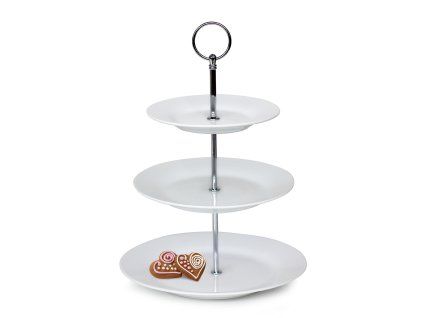 podnos 3 patra kulatý SOFIA porcelán BÍ