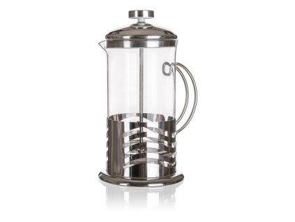 konvice na kávu WAVE 0,6l sklo+nerez+PH
