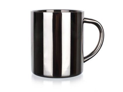 hrnek  9cm dvouplášťový nerez