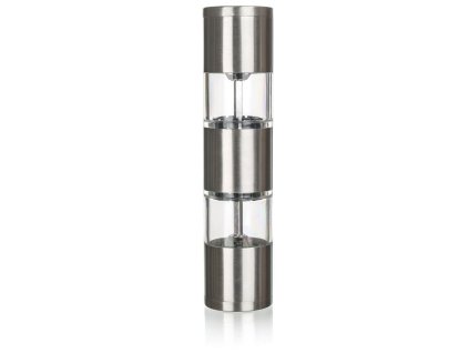 mlýnek na koření 19x4,5cm 2 v 1 CULINARIA Duo nerez/akryl