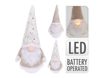dekorace LED SKŘÍTEK 43cm mix barev 35 22288