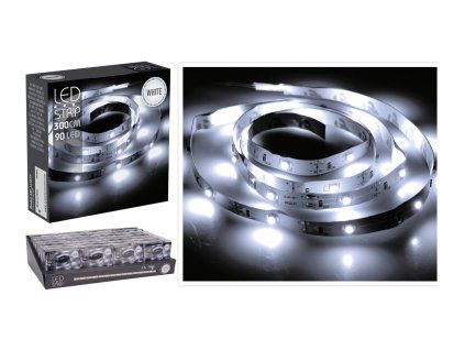 pásek 3m 90LED studená BÍ 35 22386