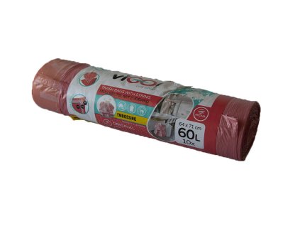 pytle na odpadky zatah. 60l (10ks) 64x71cm 4 SEASONS aroma MALINY