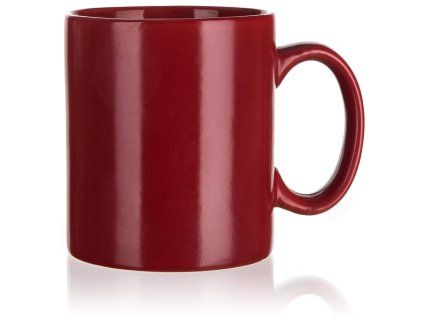 hrnek 350ml MAT BORDO keramický