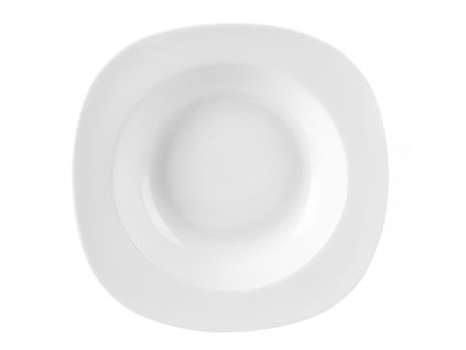talíř hluboký 21cm MONA porcelánový BÍ