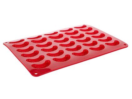 forma na rohlíčky 30ks 35x25x1,3cm silikon ČRV