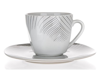 šálek + podšálek 200ml CHARME porcelánový