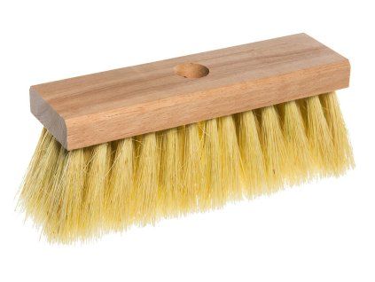 kartáč na dehet 22x6cm na hůl dřev., fíbr vlákno