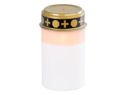 svíčka hřbitovní LED MagicHome TG-10 12cm BÍ