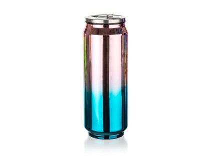 termoska 0,43l plechovka BE COOL RŮŽ-ZLA/MO-ZE