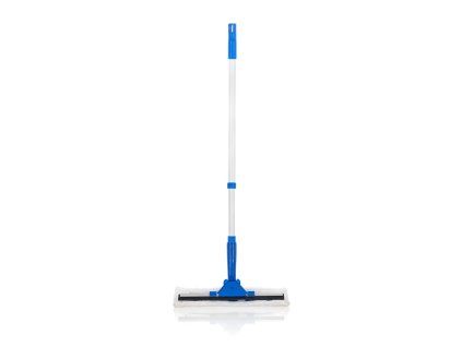 stěrka na okna mikrovlákno + guma 25cm, teleskop.tyč 75-150cm