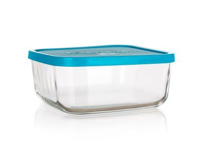 dóza FRIGOVERRE čtverc. 1,0l 15x15x5cm skl.+PP víčko MO