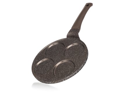 lívanečník GRANITE BROWN 26cm, 4 lívance, nepřilnavý povrch