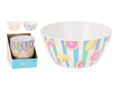 miska 25cm, 4l melamin ovocný motiv mix
