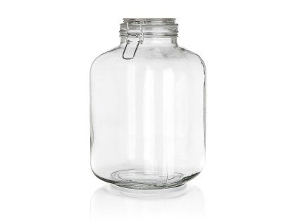 dóza hermetická hranatá 5000ml skl. s patent.uzávěrem EREA