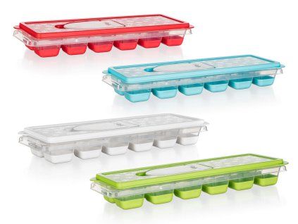 forma na led kostky (12x) 26,5x9x3,5cm PH s víčkem mix barev CULINARIA