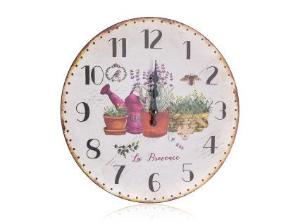 hodiny nástěnné pr.34cm LAVENDER 35 24007