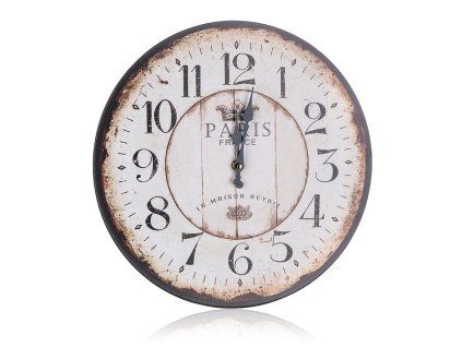 hodiny nástěnné pr.34cm PARIS 35 24008