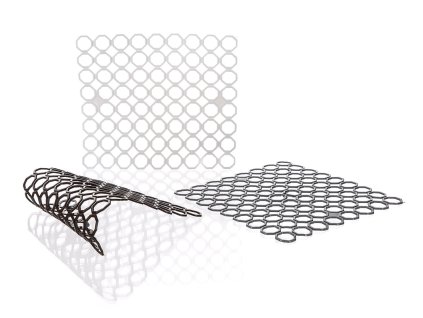 podložka do dřezu ACASSA 29,5x26,5cm PVC mix barev