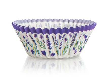 košíček cukrářský 11,5x3cm papírový (60ks) LAVENDER