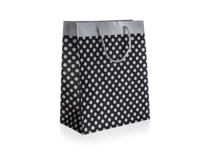 taška dárková 33x45x10cm (XXL) TEČKY STŘ 35 24487