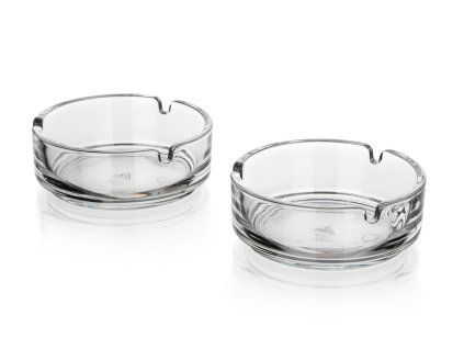 popelník 10cm skleněný (2ks) 35 24608