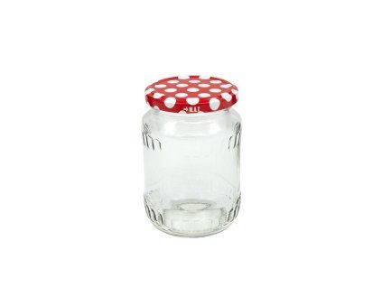 sklenice zavařovací  370ml TWIST 66 + víčka PUNTÍK (8ks)