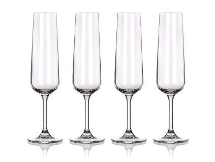 sklenice na šampus flétna 205ml MARTA (4ks)