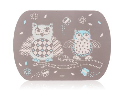 prostírání SOVY 39x28cm korek