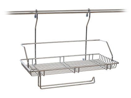 polička závěsná VARIELLA s držákem 40x34x21cm Cr 35 24800