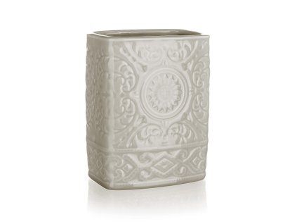 kelímek na kartáčky 9x6x12cm keramický ŠE-BÉŽ 35 24957