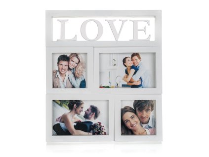 fotorámeček LOVE 28x31cm, 4 fotky 35 25002