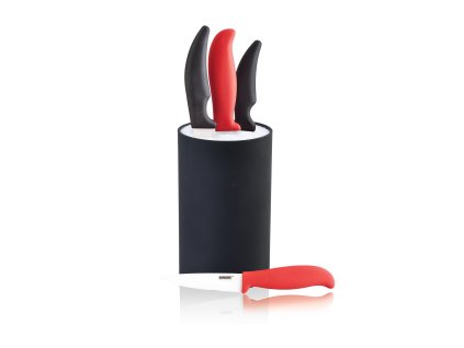 stojan na nože pr.11cm, v.18cm PH+PH štětiny CULINARIA Black