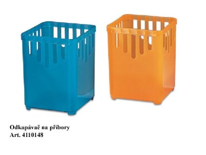 odkapávač příb.10,5x10,5x13cm, MIX barev, plast