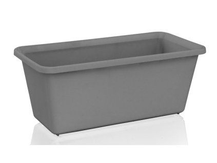 truhlík  20cm kamenná šedá, plast