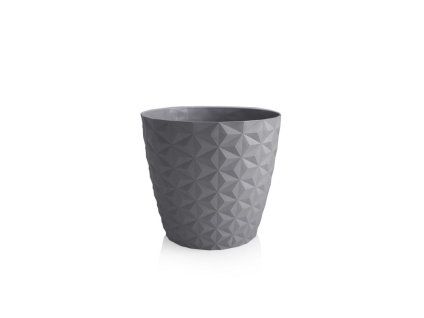 obal d30cm CRYSTAL antracit matný, plast