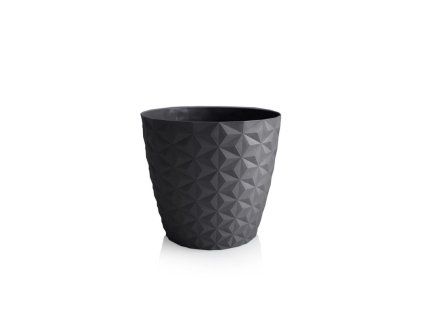 obal d30cm CRYSTAL šedý matný, plast