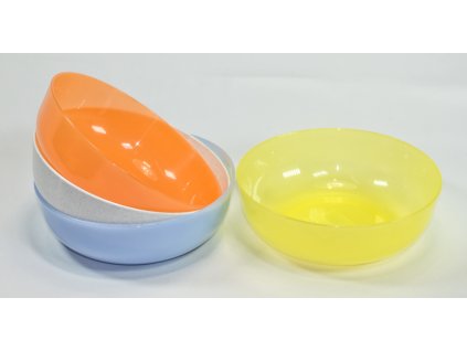 mísa 1,0l d18, lesklá-MIX barev, plast