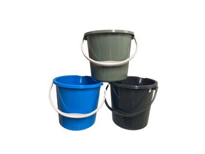 vědro  8l s výlevkou, d25,7x24,5cm, mix barev, plast
