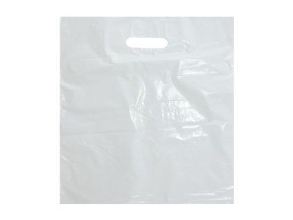 taška PE odnosná velká pro prodejny, 55x55+50/ 0,06mm, bílá