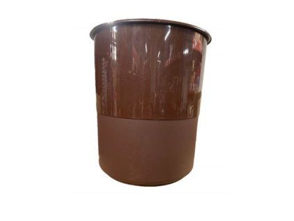 koš odp.13l kancel.plný HNĚDÝ, d27x30cm, plast