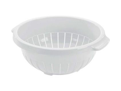 cedník d27x11cm, stojící, bílý, plast