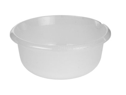 mísa d36x15cm s výlevkou, transparent, plast
