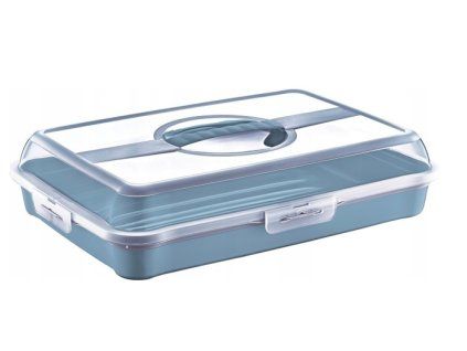 box PARTY-Enrico, 43x29,5x10,5cm, sev.modrá, plast