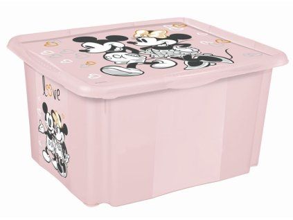 box 24,0 l MICKEY, sev.růž., 42,5x35,5x22,5cm, plast